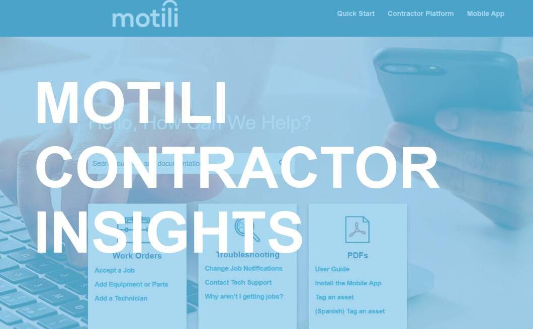 Motili Help Center | Contractors New Help Center | Motili